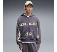 PUMA Hoodie zippé à imprimés Unisexe, Accessoires, Gris, XL XL
