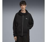 PUMA Hoodie zippé boxy Wardrobe Essentials Homme, Accessoires, Noir, L L