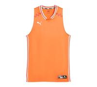 PUMA Maillot 'Hoops Team Game' homard / orange clair / blanc, Taille M