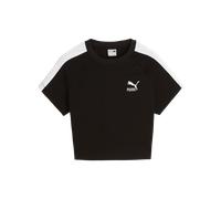 Puma Iconic T7 Baby Tee Womens Puma Noir 14 (L) Female