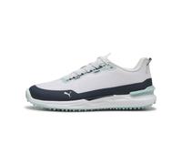 PUMA IGNITE Elevate X Golf Chaussures Men, Chaussures, Blanc/Deep Navy/Modern Mint, 40.5 40.5