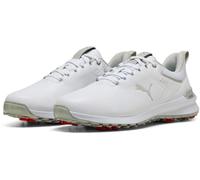 Puma Ignite Innovate Leather Spikeless Golf Shoes Mens Blanc/Gris Cendré 9 (43) Male
