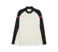 PUMA IndividualLIGA 1/4 Zip Top S, Sugared Almond Ultra Red Black Beige