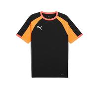 Puma IndividualLIGA Jersey, T-Shirts Homme, Puma Black-Heat Fire,