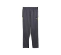 PUMA IndividualLIGA Training Pants Jr, Pantalon tricoté Mixte Enfant, Galactic Gray-Yellow Alert,