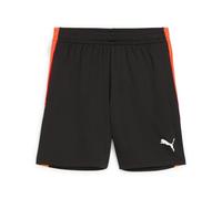 PUMA IndividualLIGA Training Shorts 2 Jr (Open Pockets), Short tricoté Mixte Enfant, PUMA Black-Heat Fire, 128
