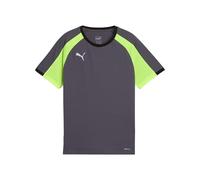 PUMA IndividualLIGAJersey Jr, T-Shirts Mixte Enfant, Galactic Gray-Yellow Alert,