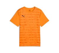 PUMA individualRISE Graphic Jersey Jr, Maillots Garçon, Heat Fire-PUMA Black,