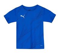 PUMA Individualrise Graphic Tee Jr T-Shirt, Electric Blue Lemonade Peacoat, 10 ans Mixte bébé 13-14 ans