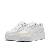 Puma Karmen II Idol, Basket Femelle, Puma White-Peaceful Blue-Alpine Snow,