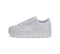 PUMA Karmen L Jr Chaussures de Tennis Unisexes pour Enfant, Blanc, 39 EU