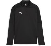 Puma Kids' 1/4 Zip Training Fleece Puma Noir 9-10 (M) Male