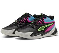 Puma Kids' Dagger Basketball Trainers Noir/Rose 3 (35.5) Unisex