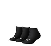 PUMA Kids' Invisible Socks 3 Pack, Vêtements, Noir, 23-26 23-26