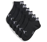 PUMA Kids Plain Quarter Chaussettes, Noir, 27-30 (Lot de 3) Mixte Enfant