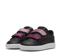 Baskets basses enfant filles Puma Puma Smash 3.0 L Glitter Velcro V Inf Noir 27