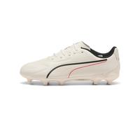 Puma King Play FG/AG Jr Blanc/Noir/Rouge 37