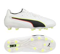 PUMA King 20 Ultimate FG/AG Unleashed - Blanc/Rouge éclatant/Jaune Femme 41