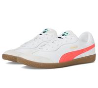 PUMA King 21 Indoor Trainer Chaussures de football pour homme, Blanc/rouge brillant, 39 EU