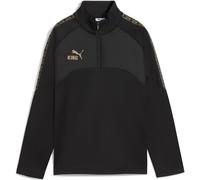PUMA Haut de training de football d’hiver à col zippé KING Enfant et Adolescent, Vêtements, Noir, 11-12Y 11-12Y
