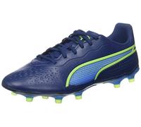 PUMA Mixte King Match FG/AG Chaussure de Piste d'athlétisme, Persian Blue Pro Green Ultra Blue, 43 EU