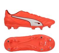 PUMA King Pro SG Unlimited - Rouge éclatant/Blanc/Red Fire - Terrain gras (SG) 40½