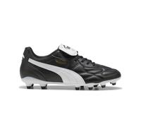 PUMA King Top Chaussures de football à crampons pour homme, Noir/blanc/doré, 41 EU