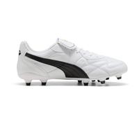 Puma Chaussures de Football Unisexe King Top FG/AG, Blanc Noir, 42 EU, Puma White Puma Black, 43 EU