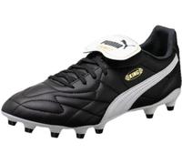 PUMA Unisex King Top Fg/Ag Chaussures de football, Puma Black Puma White Puma Gold, 46.5 EU