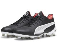 Puma King Ultimate Firm Ground Football Boots Adults Noir/Blanc 9.5 (44) Unisex