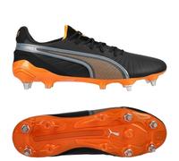 PUMA King Ultimate SG Hot Pursuit - Noir/Heat Fire/Argenté - Terrain gras (SG) 40