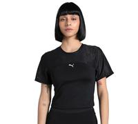 Puma T-shirt 526776 Dentelle manches courtes Noir Femme L
