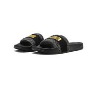 PUMA Leadcat 2.0 Animal Flair Sandales à enfiler pour femme, Puma Black PUMA Gold, 35.5 EU