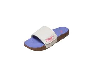PUMA Leadcat 2.0 Palermo Lthr Sandales coulissantes unisexes, Alpine Snow Pure Pink Intense Lavender Gum, 38 EU, Alpine Snow Pure Pink Intense Lavender Gum, 38 EU