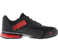 Puma Leader Vt Nubuck Mens Trainers Noir/Rouge 10 (44.5) Male