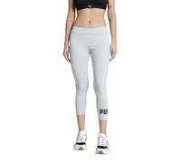 PUMA Legging 3/4 à logo N° 1 ESS Femme L, Light Gray Heather