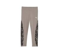 PUMA Legging 7/8 Sport Animal Enfant et Adolescent 128, Mouse Gray Beige