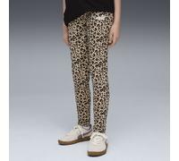 PUMA Legging à motif animal Essentials Enfant et Adolescent, Vêtements, Beige, 9-10Y 9-10Y