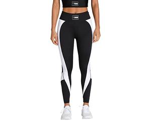 PUMA Legging de Fitness Taille Haute Fit 7/8 Femme S Black White