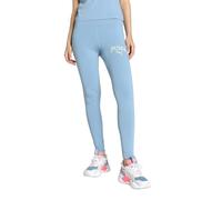 PUMA Legging unisexe Squad taille haute, bleu zen, XS EU