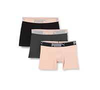 Puma Lifestyle Sueded Cotton Men's Boxers (3 Pack) Caleçon, d'eau De Rose, S (Lot de 3) Homme
