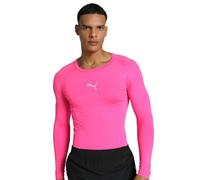 PUMA Liga Baselayer LS Tee à Manches Longues Homme, Fluo Pink, FR : S (Taille Fabricant : S)