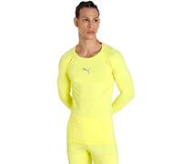 Puma Liga Baselayer LS Tee à Manches Longues Homme, Fluo Yellow, FR : 2XL (Taille Fabricant : XXL)
