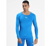 PUMA Liga Baselayer Tee Ls T-Shirt Homme (Lot de 1), Bleu, UK XL(56/58 EU)