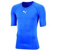 PUMA Liga Baselayer Tee SS Shirt Mixte, Electricbluelemonade, S