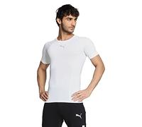 Puma Liga Baselayer Tee SS Sous-vêtement fonctionnel Homme, White, M