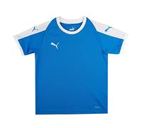 Puma Liga Jr T-Shirt Enfant Electric Bleu Lemonade/Blanc FR : Taille Unique (Taille Fabricant : 152)
