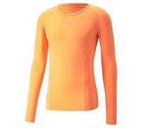 PUMA Liga Liga T-Shirt Ls Performance pour Homme, Citron Fluo, Taille S