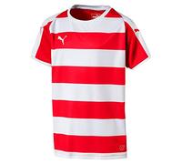 PUMA Liga Maillot Mixte Enfant, Rouge Blanc, 128