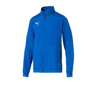 PUMA Liga Sideline Veste de survêtement Homme Electric Bleu Lemonade/Puma Blanc FR : M (Taille Fabricant : M)